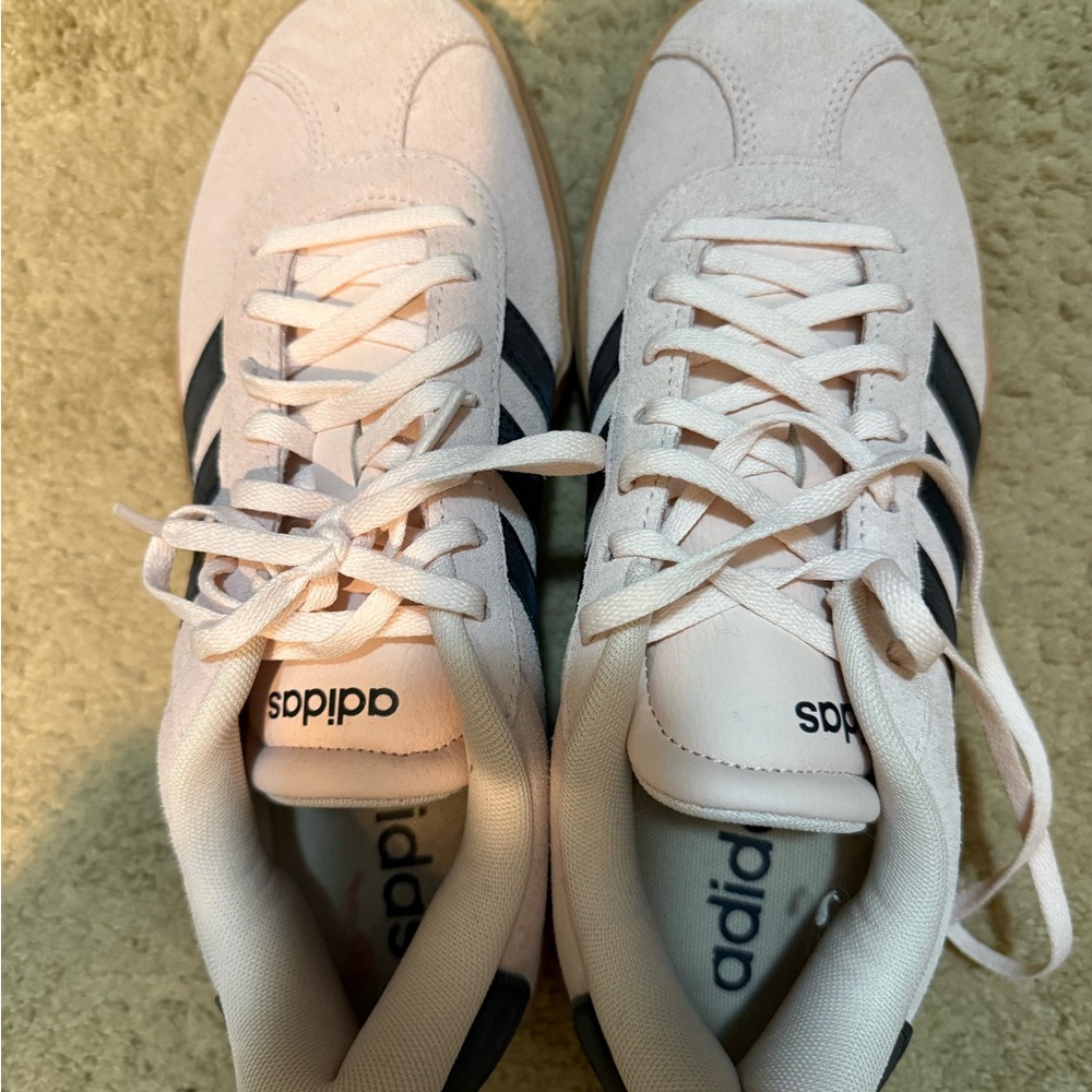 Adidas Light Pink Athletic Shoes